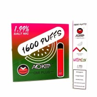 АРБУЗ AOKM Omi plus 1600 затяжек 1,99% nic Оригинал Одноразовая электронная сигарета купить