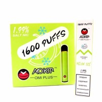 ДЫНЯ ЛЕД AOKM Omi plus 1600 затяжек 1,99% nic Оригинал Одноразовая электронная сигарета купить