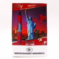 НЬЮ-ЙОРК АЙС КОЛА City 800 затяжек Одноразовая электронная сигарета купить