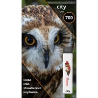 СОВА КЛУБНИКА CITY ZOO 700 затяжек