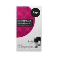 Картриджи Logic Compact 1,6 мл (2 шт) Ягодный Фреш 2,9%