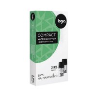 Картриджи Logic Compact 1,6 мл (2 шт) Морозная груша 2,9%