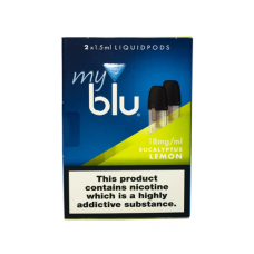 КАРТРИДЖИ MY BLU EUCALYPTUS LEMON 1,5 МЛ 18 МГ