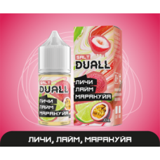 Жидкость DUALL SALT Hard Личи Лайм Маракуйя (20 мг/30 мл) Жидкость DUALL SALT Hard Личи Лайм Маракуйя (20 мг/30 мл)
