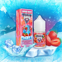 Жидкость Gang Strong Ice Земляничный Бабл Гам (20 мг/30 мл) Жидкость Gang Strong Ice Земляничный Бабл Гам (20 мг/30 мл)