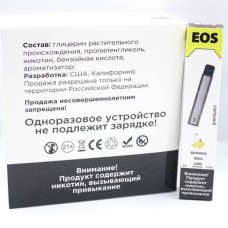 БАНАН МОЛОКО EOS PREMIUM+ 1000 затяжек 3,7 ml 4% nic