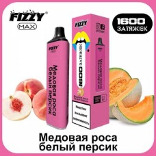 МЕДОВАЯ РОСА БЕЛЫЙ ПЕРСИК Fizzy max 2% nic 1600 затяжек