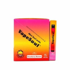 КЛУБНИКА БАНАН VapeSoul 1000 затяжек 1.99% nic