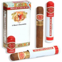 Сигары Romeo y Julieta Short Churchills Tubos (3 шт.) Сигары Romeo y Julieta Short Churchills Tubos (3 шт.)